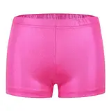 SEAUR Mädchen Shorts Metallic Glänzend Turnshorts Kinder Tanzshorts Ballett Gymnastik Tanz Yoga Sportshorts Hot Pants - 9-10 Jahre