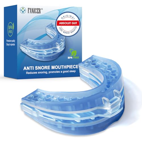 Anti Schnarch Schnarchstopper, Anti Snoring Mouth Guard Device Schnarchfrei Stopper, Einstellbar Anti-Schnarchschiene, Schnarchstopper Nacht Gegen Zähneknirschen und Schnarchen für Männer Frauen