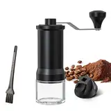 OrkeyDolk®Handkaffeemühle, manuelle Kaffeemühle mit hochpräzisen Keramik-Kegelmahlwerk, 30-stufig einstellbar, für Aeropress, Espresso, Pour Over, French Press und Moka-Kännchen.