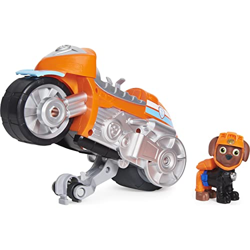 PAW PATROL Moto Pups Zumas Motorrad mit Spielfigur, Fahrzeug mit Rückzugs- und Wheelie-Funktion, ab 3 Jahren, Basis Fahrzeug (Basic Vehicle)