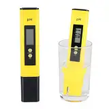 Atyhao PH-Tester, Tragbares LCD-Digital-PH-Messgerät, Stift, Aquarium, Pool, Wasser, Weintester für Hydroponik, Haushaltstrinkerei und Aquarium
