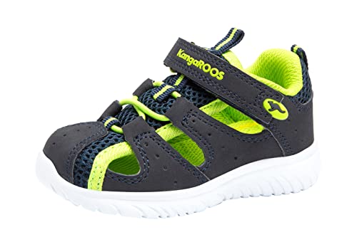 KangaROOS Unisex Kinder Ki-rock Lite Ev Sneaker, Grün Blau, 23 EU