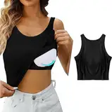 Bustier Damen Gepolstert Push Up, Nahtlos Spitzen Ohne BüGel 4Pcs Softcup-Bh Komfort Bequemes Bralette Schwangerschafts-Bh Funktioneller Vielen Farben Mastektomie Bhs Breiten TräGern Leichtes Top