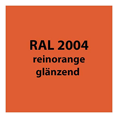 250 g Pulverlack Beschichtungspulver Pulverbeschichtung pulverbeschichten PG 3 (RAL 2004 rein-orange glänzend [wie leuchtorange neon])