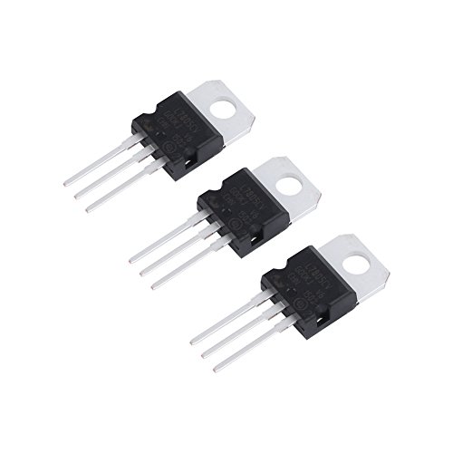 10 Stück Spannungsregler Chip IC Spannungsstabilisierender IC-Chip, L7805 LM7805 7805 Spannungsregler + 5 V 1,5 A