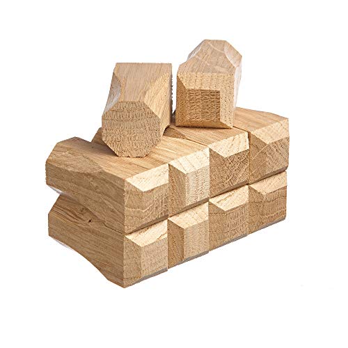 10 Ziernägel Abdeckkappe Holznägel Fachwerknägel Eiche 20x20x45 neu