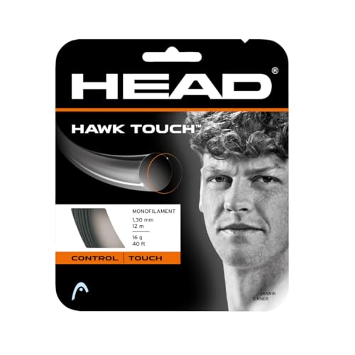 HEAD Unisex-Erwachsene Hawk Touch Set Tennis-Saite, Anthracite, 18