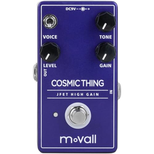 Movall MP-101 – Cosmic Thing Jfet High Gain, Hi-Gain Overdrive Gitarrenpedal, geeignet für Rock/Metal