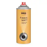 KREUL 833400 - Firnis matt, 400 ml Spraydose, sehr elastischer Schlussfirnis, erhöht die Haltbarkeit gegenüber äußeren Einflüssen, nicht gilbend, trocknet wasserfest