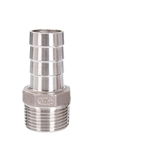 1 stück 6mm 8mm 10mm 12mm 13mm 14mm 15mm 16mm 18mm 19mm Schlauch Barb X 1/8 "1/4" 3/8 "1/2" BSP Außengewinde 304 Edelstahl Rohr Fitting(20mm)