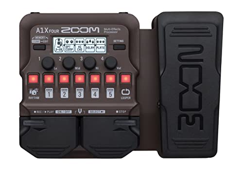 Zoom A1X FOUR Acoustic Guitar Multi-Effects Pedal