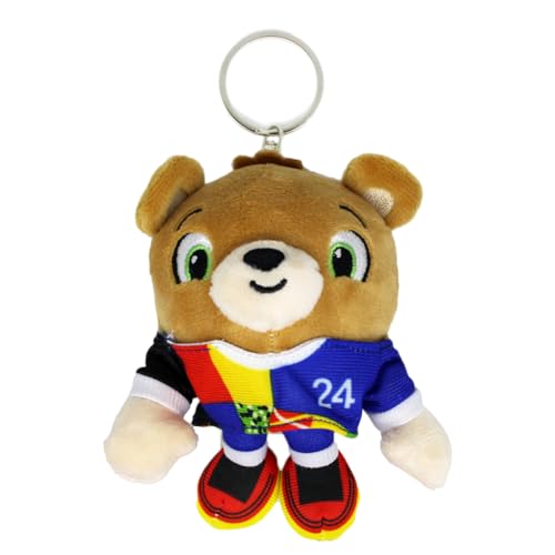 UEFA Euro 2024 - Plüsch Schlüsselanhänger/Keyring Maskottchen Albärt - 12cm - aus recycletem PET