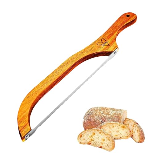 Sauerteigbrotschneider | Sauerteigbrotschneider | Gezacktes Brotschneidemesser Aus Holz, Gezackter Sauerteigschneider Aus Holz Für Selbstgemachte Bagels, Baguettes Und Gezackter Schneider