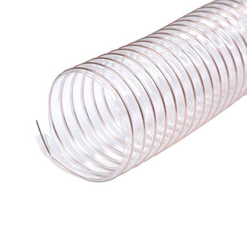 UpGBRF Absaugschlauch Transparent Flexibler Industrie-Lüftungsschlauch 1 Meter Für Keramikwerkstatt, Wandstärke 0,93mm,Inner Diameter:150mm
