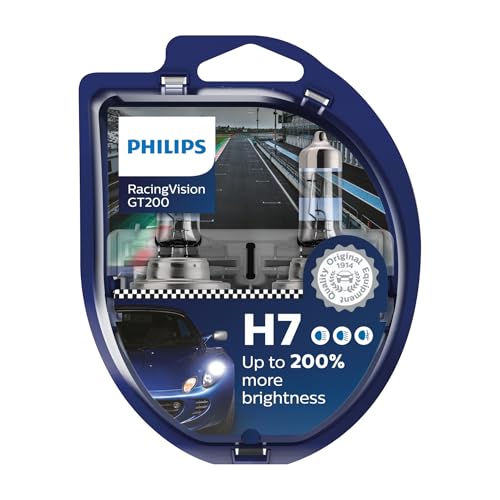 Philips RacingVision GT200 H7 Scheinwerferlampe +200% set