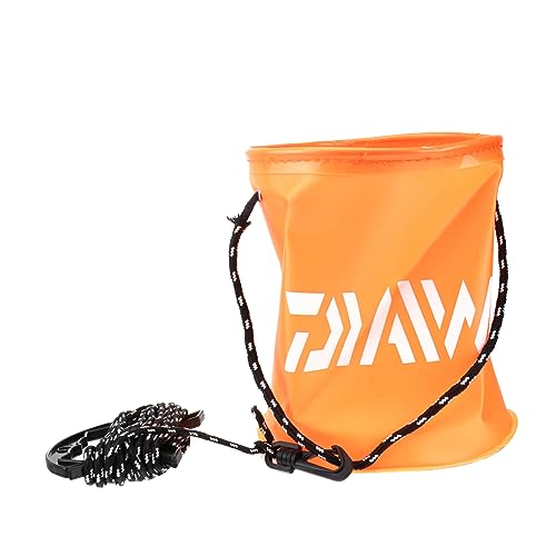 ifundom 1 Stück Faltbarer Eva Fischbehälter Wasserdichter Angler Eimer mit Seil für Outdoor Aktivitäten und Tragbar das Angeln See