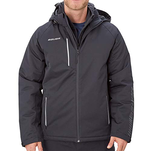 Bauer Heavyweight Jacke Supreme - Junior, Größe:L, Farbe:schwarz