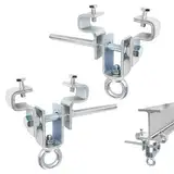 2 Stück Verstellbare Stahlträger Befestigung, Kranhaken, Trägerklemme für Schwere Säcke Hält 204KG - Einstellbar von 65 mm bis 225 mm, für Vielseitige Anwendungen - Robust und Einfach zu Bedienen