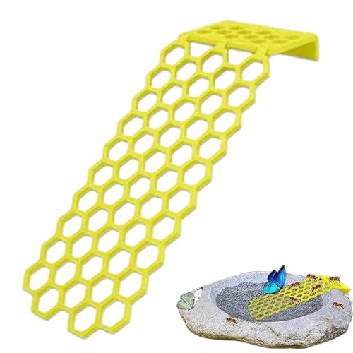 Wassertrinkstation Leiter für Biene - -Wasserstationen | Trinkwasserwerkzeug für Vogelbäder | Jedes Schwimmbad und Teich | Bienenfreundliches Wasserbecken Bestäuber Wasserwanne |