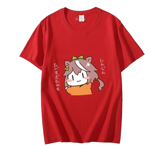 AWANO Uma Musume Hübsche Derby Tshirt Baumwolle T-Shirt Cartoon Anime T-Shirt Spiel Grafik Shirts Männer Kawaii Tees Sommer Casual Tops-color06||M