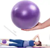 Lanjue Pilates Ball, 25 cm Gymnastikball Klein rutschfest Anti-Burst Fitnessball, Softbälle Yoga Ball Fitness Ball für Bauch- und Schultertraining Gleichgewicht Gymnastik Pilates