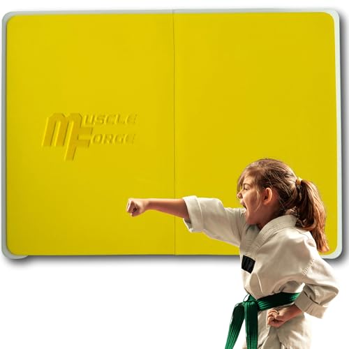 MuscleForge® Brechbrett für Kampfsport, Bruchtestbretter Taekwondo Karate MMA, Schlagbrett, Schaumstoff bedeckt Boxbrett für Erwachsene & Kinder, Taekwondo Breaking Boards