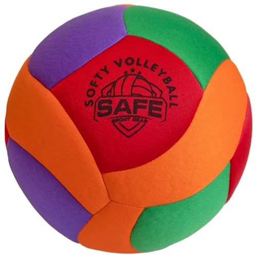 Safe Sport Gear - Softy Volleyball – Superweicher Volleyball für den Innenbereich Ihres Hauses – Perfekter Kinder-Volleyball mit realistischem Gefühl – Indoor-Volleyball für Kinder