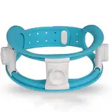 Kinder-Nackenneigungskorrektur, Kinder-Nackenstütze, korrekte Haltung, Baby-Halskrause, Halskrause, pädiatrische Halskrause zur Unterstützung von Kinderverletzungen (Color : Cyan)