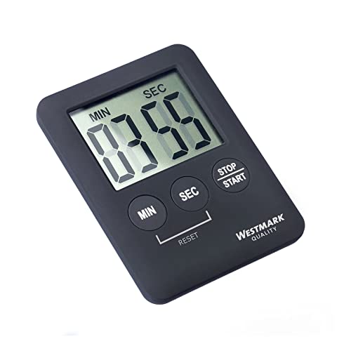 Westmark Kurzzeitmesser/Küchentimer, digital, magnetisch, bis 99 Minuten, Kunststoff, Schwarz, 10882280