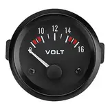 Spannungsmesser, 12V Voltmeter 52mm/2in Spannungsmesser Gauge 8-16V BX100007 Auto Universal