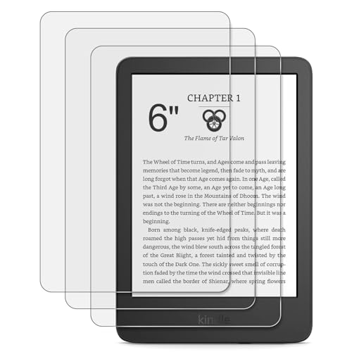 CoBak 3 Stück Blendfreier, Matter Displayschutz für 6 Zoll Kindle 11th Generation 2024 und 2022 Released, Kobo Nia, PocketBook – Hohe Klarhei PET Folie Nicht temperierter Film