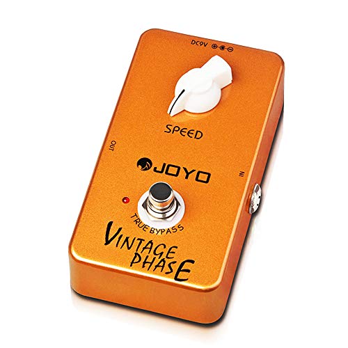 JOYO Vintage Phase-Effektpedal erschafft auf wunderbare Weise klassische Phaser-Sounds der 70er Jahre für E-Gitarren-Effekte – True Bypass (JF-06)