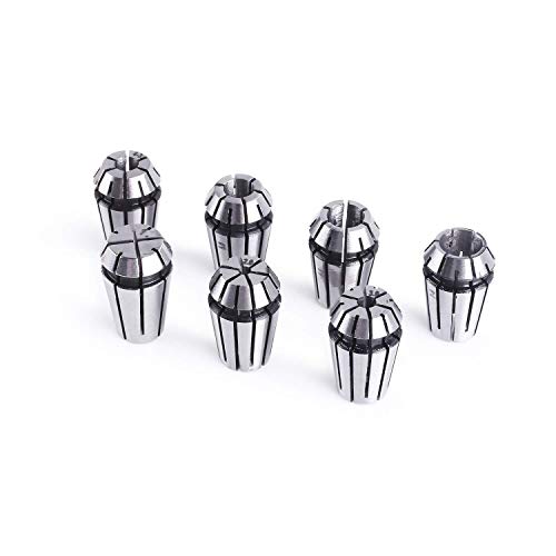 SainSmart Genmitsu 7Pcs ER11 Spannbuchsen-Set für CNC-Gravurfräsdrehwerkzeug 1,0mm-7,0 mm