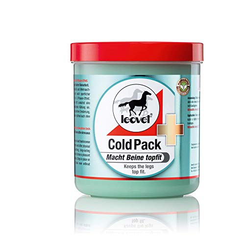 Leovet Cold Pack | 500 ml | Balsam für Pferde | Zur Unterstützung der Muskulatur und Beweglichkeit | Enthält Arnika, Rosmarin, Menthol und Weihrauch-Harz | Langanhaltende Kühlung