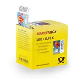 Albellion 100 Stück 0,95 EUR postfrische Briefmarken in Briefmarkenbox Frankaturware (Motiv: Welt der Briefe) Rolle