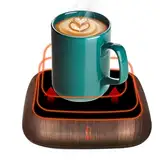 MQFORU Kaffeetassenwärmer, 3-Temperatur Elektrischer Tassenwärmer, 6H Automatische Abschaltungf Wachskerzenwärmer für Kaffee, Tee, Kerzenwachs