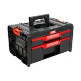 XL Modular Wählbar Werkzeugtrolley, Werkstattkoffer Set, Werkstattwagen Set ausQ-Brick Serie mit viel Zubehör! Der Mobile Alleskönner - Privat & Gewerbe (Schubladen Werkzeugbox Drawer2)