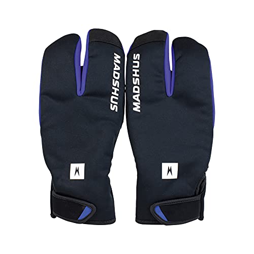 K2 Unisex – Erwachsene Madshus Handschuhe ENDURACE Splitt MITT Glove — Black-Blue — 18F4205, 8