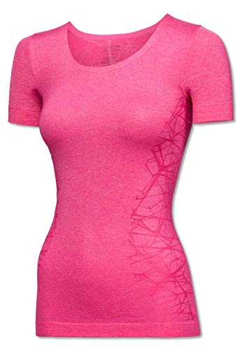 Schiesser Damen Sport Shirt 1/2 Thermounterwäsche-Oberteil, Rot (Pink-Mel. 520), 40