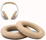 WADEO Ersatz Ohrpolsterkissen für Kopfhörer Bose Quiet Comfort QC2/ QC15/QC25/Ae2/Ae2w Ohrpolster Ear Pads Ersatz kompatibel mit Bose Leder Ersatz-Ohrpolster Khaki