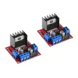 AEDIKO 2pcs L298N Motor Drive Controller Board DC Dual H-Bridge Robot Stepper Motor Control and Drives Module