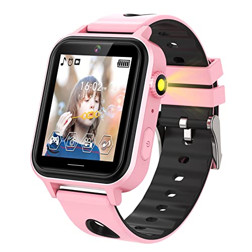 jianyana Smart Watch für Kinder, Kids Smartwatch mit Musik Player, 18 Spiele, Videowecker, Kamerarechner, Taschenlampe, Geschenke Geburtstag für 3-12 Jungen Mädchen