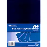 Stephens RS525318 Kohlepapier für Handdurchschriften, 100 Blatt, blau