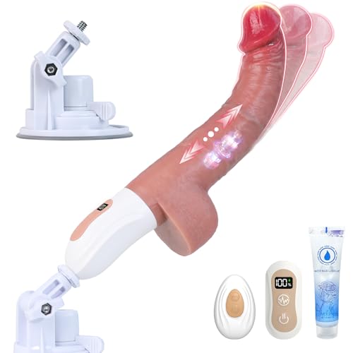 Dildo Sexmaschine Sex Spielzeug für die Frau Extrem - Fickmaschine Diloschwanz für Frauen mit 9 Schub- und Schwing Vibrationsmodi, Liebesmaschine Vibratorensets für Frauen Sex Spielzeug für die Paare