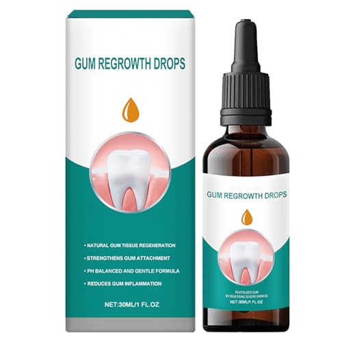 Dentizen, Gel zur Regeneration des Zahnfleischs, regenerierendes Gel für Zahnfleisch, Tropfen für das Nachwachsen des Zahnfleischs, Tropfen für das Zahnfleischwachstum, Reparatur des