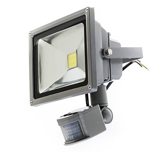 Saldi FARO50WSENS LED-Scheinwerfer Kaltweiß mit Dämmerungssensor IP65 50W