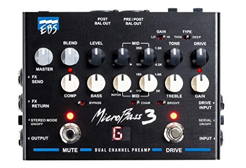 EBS Micro Bass 3 Professional Outboard Preamp