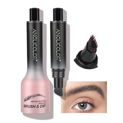 Augenbrauenstift Härchenzeichnung,Microblading Augenbrauenstift Wasserfest Langanhaltenden,3D Eyebrow Pencil,Abgewinkelter Augenbrauen BüRste,Kann Leicht Natürliche Superfein Augenbrauenfarbe(06)
