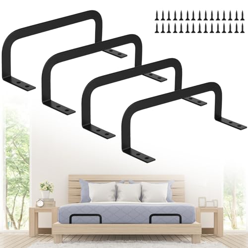 DBREAKS 4 Stück rutschfest Matratzenhalter, Matratzenbügel, Rutschfester Matratzenstopper, Matratzen-Haltestang, Matratzenstabilisatoren, Matratzenhalter Gegen, Anti-Rutsch-Stopper, Mattress Stops