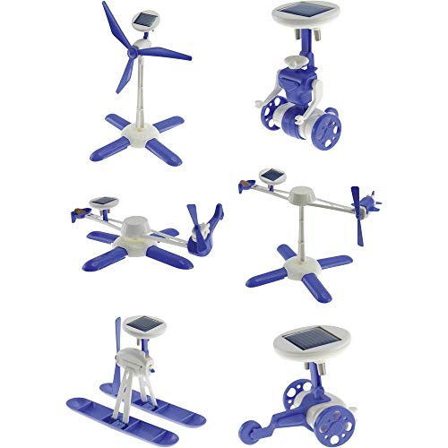 SOL-EXPERT group 46013 - Solarmodelle 6-in-1, Bausatz, blau/weiß